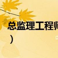 总监理工程师报考条件及时间（总监理工程师）