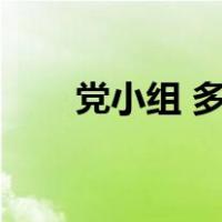 党小组 多少人（党小组一般多少人）