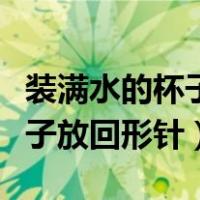 装满水的杯子放回形针实验报告（装满水的杯子放回形针）