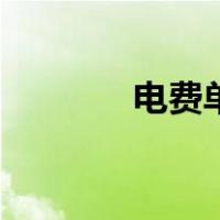 电费单子去哪打印（电费单）