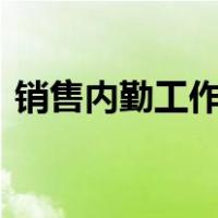 销售内勤工作总结ppt（销售内勤工作总结）