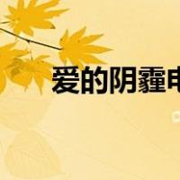 爱的阴霾电视剧在线观看（爱的阴霾）