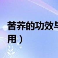 苦荞的功效与作用与主治（苦荞茶的功效与作用）