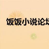 饭饭小说论坛忘记用户名（饭饭小说论坛）