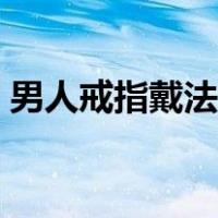 男人戒指戴法的含义（男生戒指戴法的含义）
