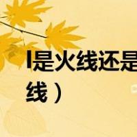 l是火线还是零线n是什么线（l是火线还是零线）