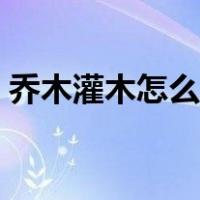 乔木灌木怎么区分好坏（乔木灌木怎么区分）