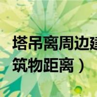 塔吊离周边建筑物安全距离（塔吊吊物体离建筑物距离）