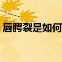 唇腭裂是如何引起的（唇腭裂是怎么造成的）