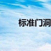 标准门洞尺寸多少（标准门洞尺寸）