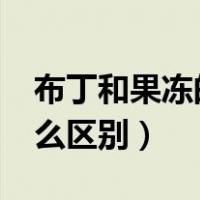 布丁和果冻的区别是什么?（果冻和布丁有什么区别）