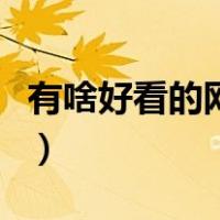 有啥好看的网剧推荐（有什么好看的网剧推荐）