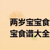两岁宝宝食谱大全及做法有哪些呢?（2岁宝宝食谱大全做法）