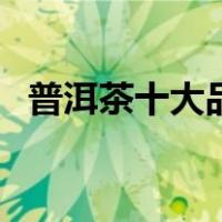 普洱茶十大品牌营业额（普洱茶十大品牌）