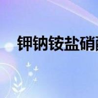 钾钠铵盐硝酸盐都能溶于水中间什么意思