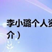 李小璐个人资料简介图片（李小璐个人资料简介）