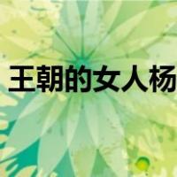 王朝的女人杨贵妃的（王朝的人杨贵妃马震）