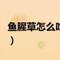 鱼腥草怎么吃对肺结节有好处（鱼腥草怎么吃）