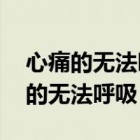 心痛的无法呼吸 找不到你留下的痕迹（心痛的无法呼吸）