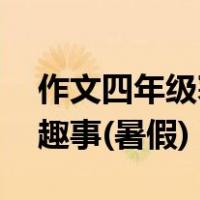 作文四年级寒假趣事（小学四年级作文 假期趣事(暑假)）