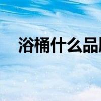 浴桶什么品牌好（浴桶 浴桶品牌有哪些）