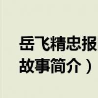 岳飞精忠报国故事简介20字（岳飞精忠报国故事简介）