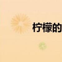 柠檬的英文复数（柠檬的英文）