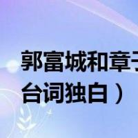 郭富城和章子怡演的电影最爱经典台词独白（台词独白）