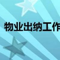 物业出纳工作总结ppt（物业出纳工作总结）