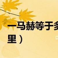 一马赫等于多少公里时速（一马赫等于多少公里）