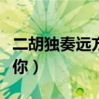 二胡独奏远方的我在等着你（远方的我在等着你）