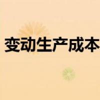 变动生产成本包括哪些（生产成本包括哪些）