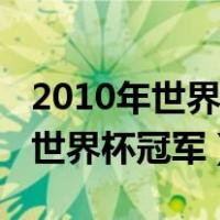 2010年世界杯冠军西班牙主力阵容（2010年世界杯冠军）