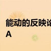 能动的反映论与机械反映论的主要区别在于( )A