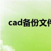 cad备份文件列表在哪里（cad备份文件）