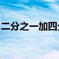 二分之一加四分之一加八分之一的规律怎么写