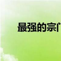 最强的宗门（史上最牛宗门境界划分）