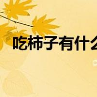 吃柿子有什么禁忌啊（吃柿子有什么禁忌）