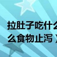 拉肚子吃什么食物止泻效果最好（拉肚子吃什么食物止泻）
