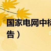 国家电网中标公告怎么下载（国家电网中标公告）