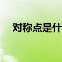 对称点是什么意思图解（对称点是什么）