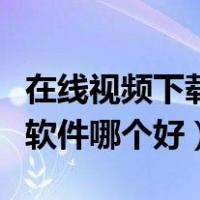 在线视频下载软件哪个好一点（在线视频下载软件哪个好）