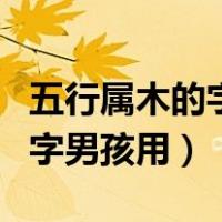 五行属木的字男孩用字离骚楚辞（五行属木的字男孩用）