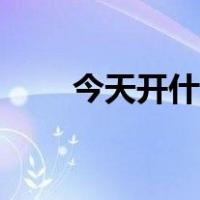 今天开什么生肖（今日开什么生肖）