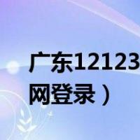 广东12123官网登录页（广东交管12123官网登录）