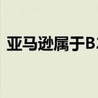 亚马逊属于B2B吗（亚马逊是b2b还是b2c）