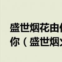 盛世烟花由你而放 他们都在看烟花 无人想起你（盛世烟火）