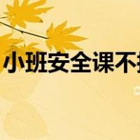小班安全课不抓咬教案（小班安全课 不抓咬）