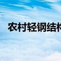 农村轻钢结构房屋造价（钢结构房屋造价）