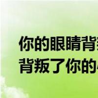 你的眼睛背叛了你的心下载mp3（你的眼睛背叛了你的心）